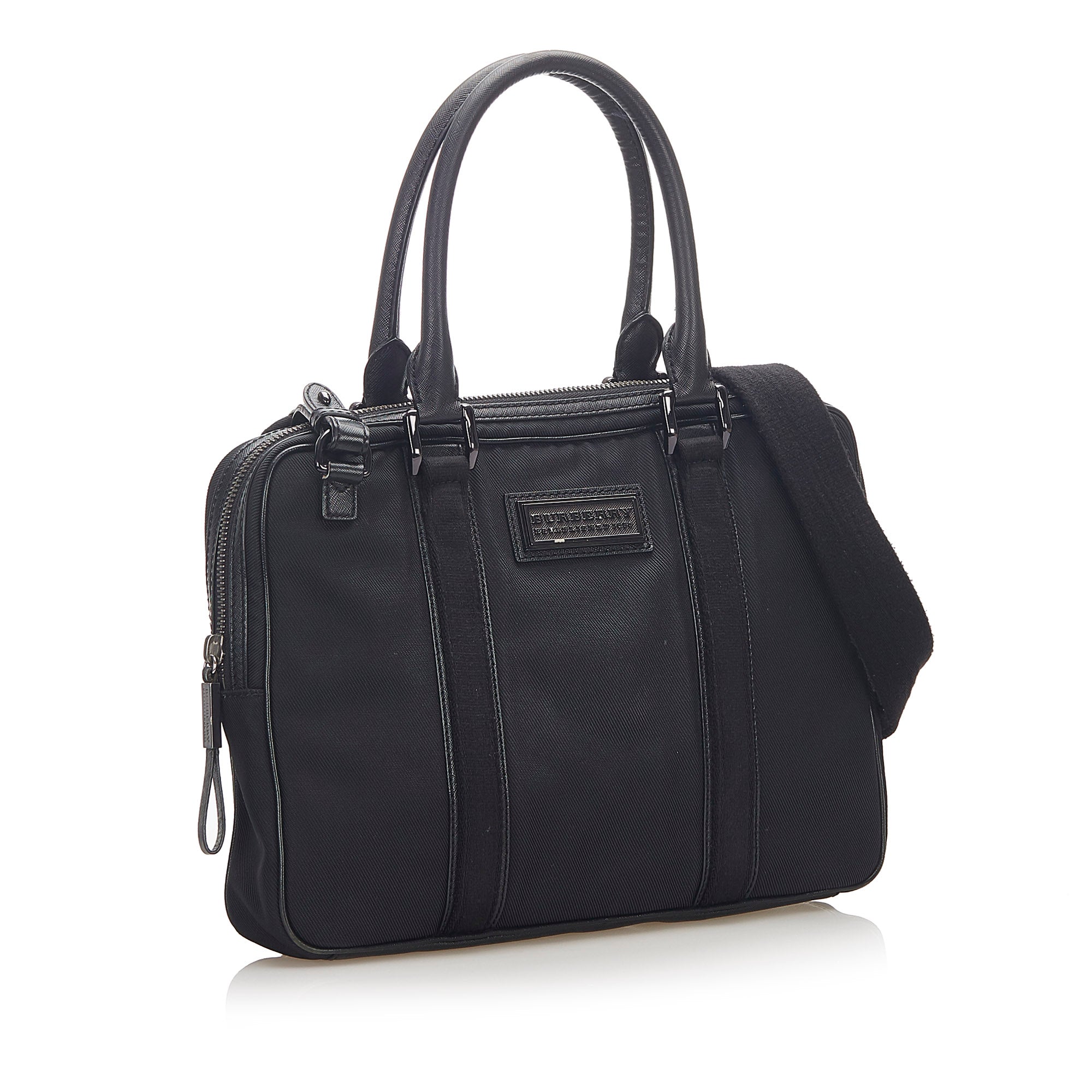 Black Burberry Leather Business Bag – Designer Revival