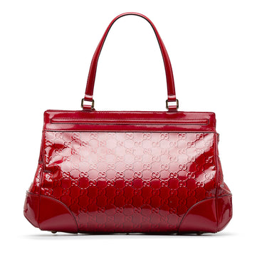 Gucci Sabrina Red Medium Duffle Bag 2 Way Zip Women 189847