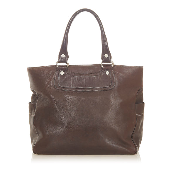 erwt Beg Site lijn Celine C Bag medium model shoulder bag in black leather
