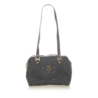 MCM Black Monogram Visetos Dome Bag 916mcm95 – Bagriculture