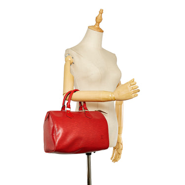 Red Louis Vuitton Epi Sac Plat PM Tote Bag, RvceShops Revival