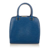 Blue Louis Vuitton Epi Pont Neuf Bag