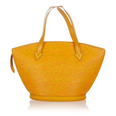 Yellow Louis Vuitton Epi Saint Jacques PM Short Strap Handbag