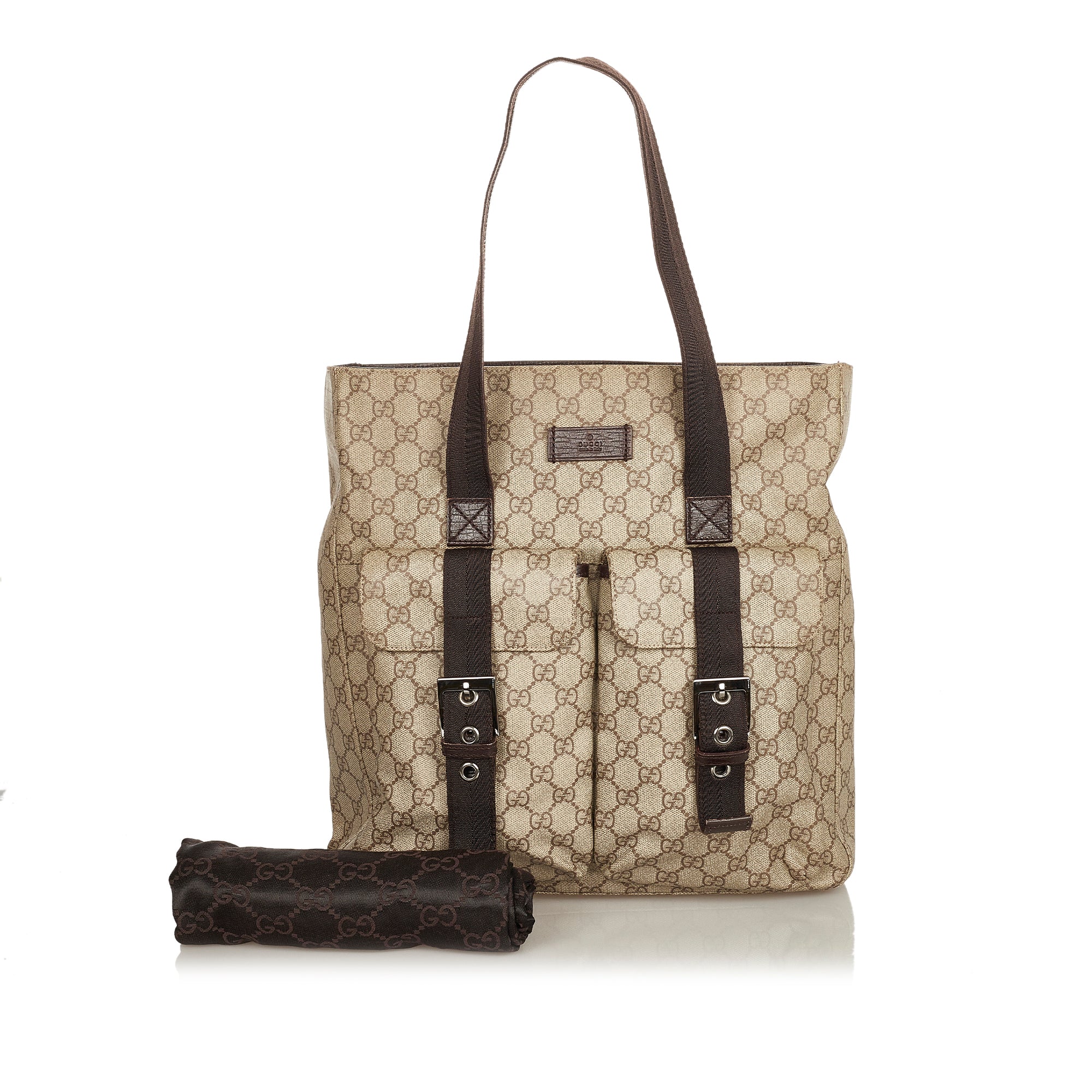 1) Brown Supreme Tote Bag – Designer Revival