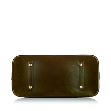 Green Louis Vuitton Vernis Alma MM Bag – Designer Revival