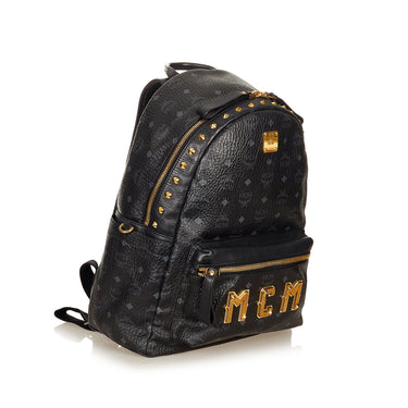 Black MCM Leather Drawstring Backpack – Designer Revival