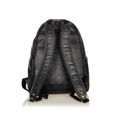 Louis Vuitton Cassiar Black Leather Backpack Bag (Pre-Owned)