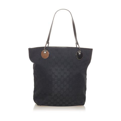 Black Gucci GG Canvas Eclipse Interlocking Bag, RvceShops Revival