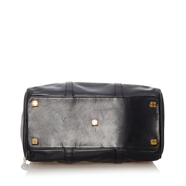 Black MCM Visetos Nylon Boston Bag, RvceShops Revival