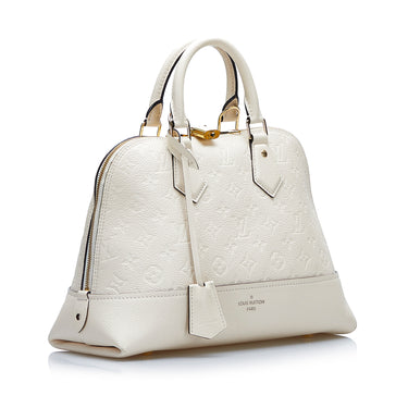 Tan Louis Vuitton Monogram Satin Mini Alma Handbag – Designer Revival