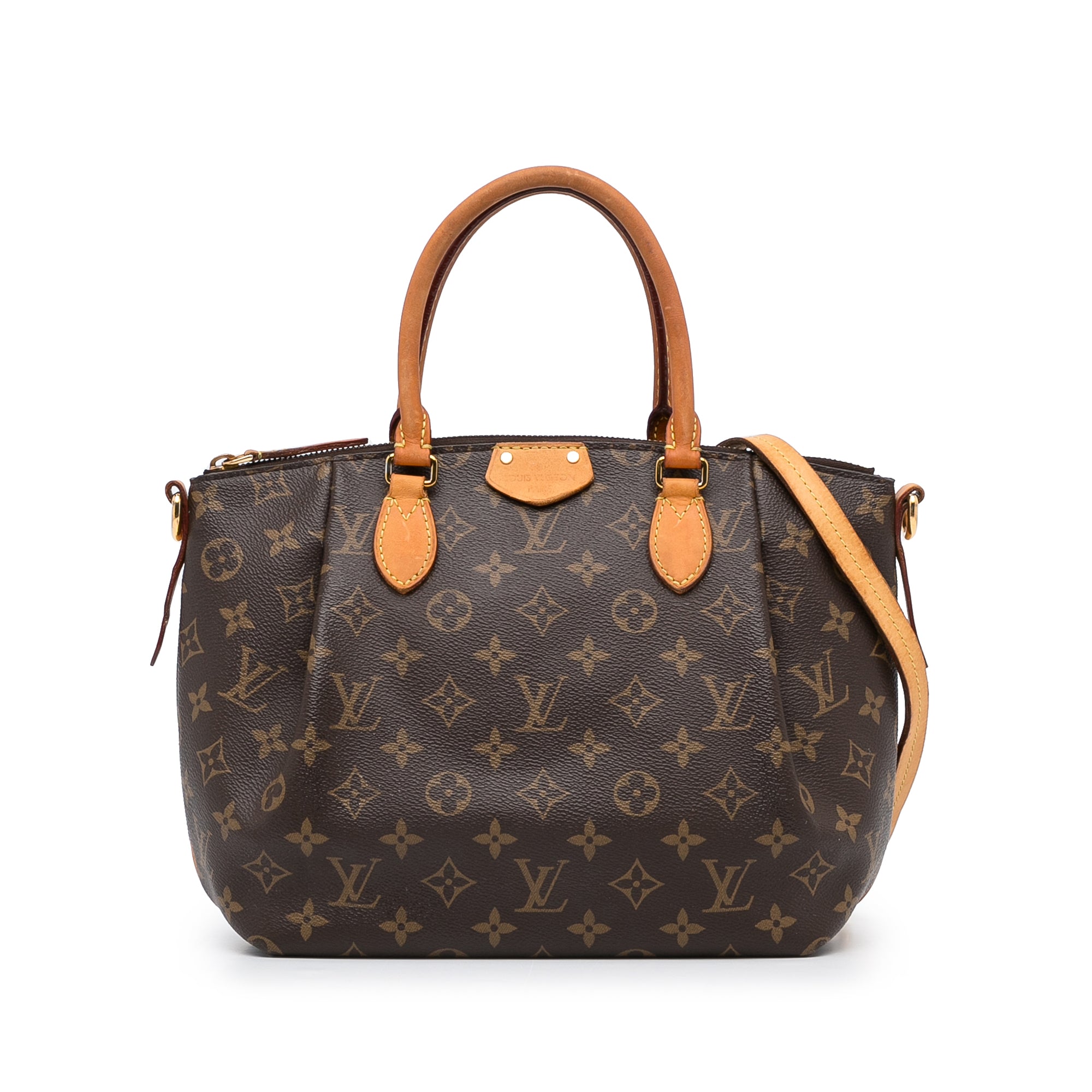 Image of Brown Louis Vuitton Monogram Turenne PM Satchel