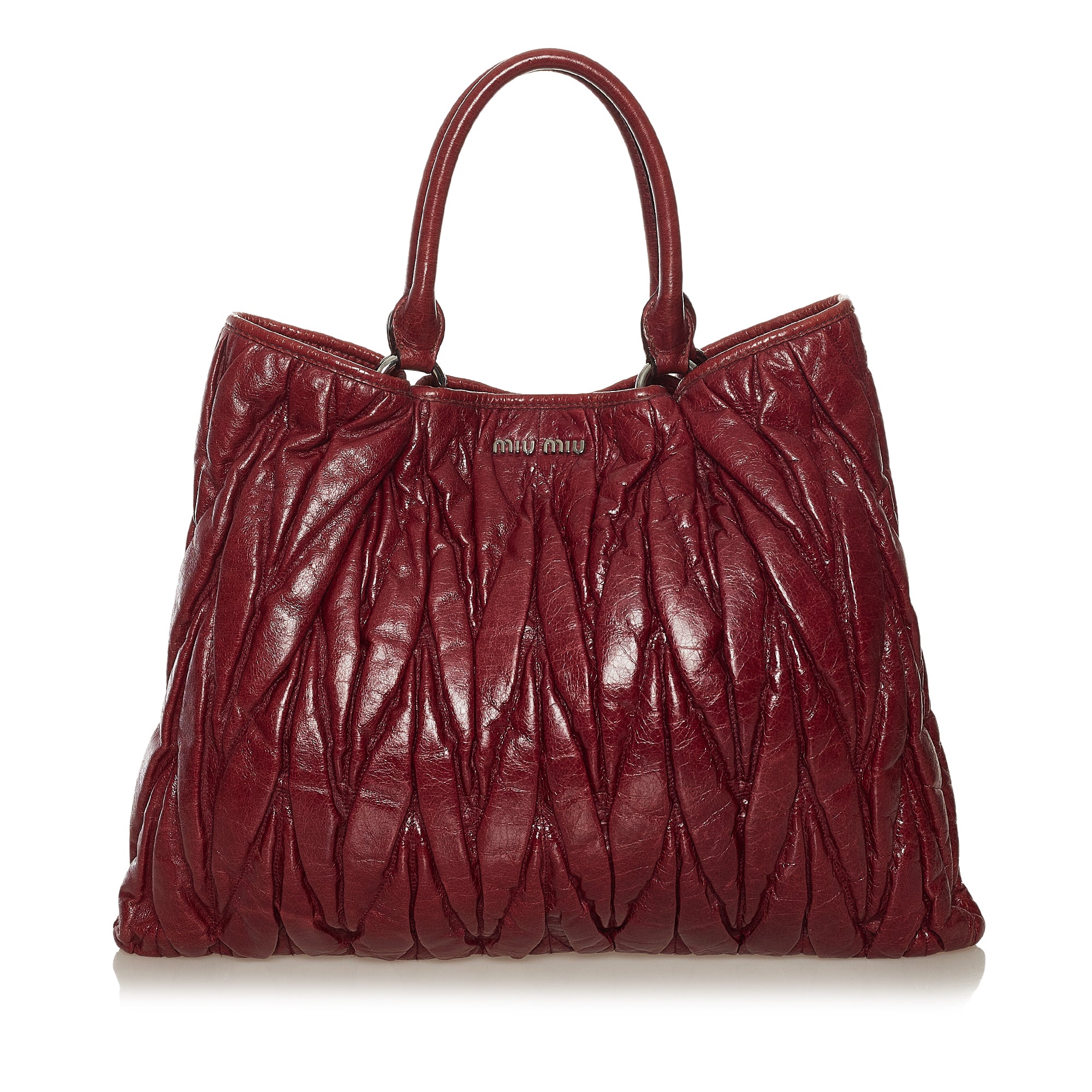 Miu Miu Crocodile Embossed Satchel Bag - Consigned Designs