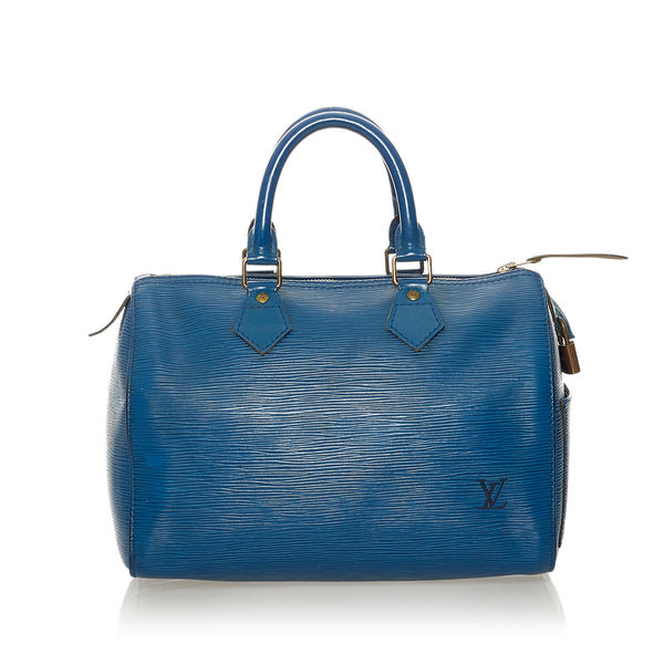 RvceShops Revival, Blue Louis Vuitton Epi Speedy 30 Bag