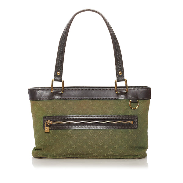 Louis Vuitton Green Monogram Vernis Leather Lexington Pochette (authentic  Pre in Metallic