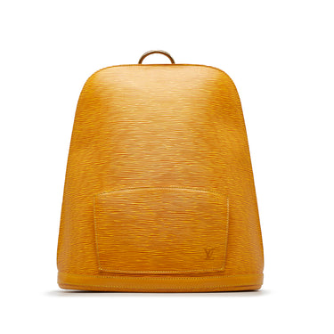 Louis Vuitton Gobelin Backpack Brown EPI Gold