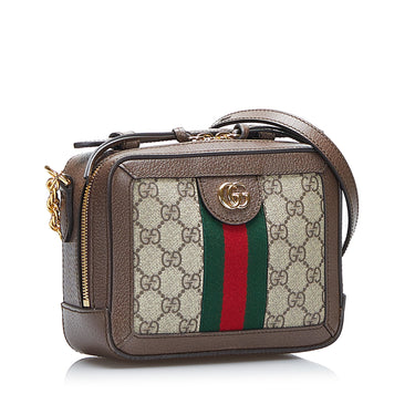 Ophidia GG Mini Crossbody Bag in Brown - Gucci