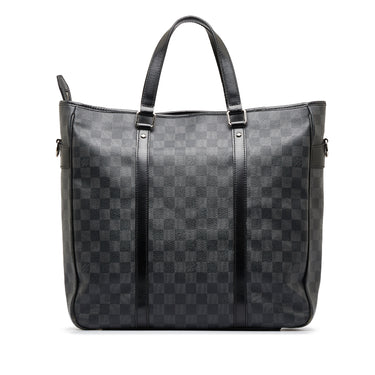 Louis Vuitton Damier Graphite Christopher Nemeth Nile PM Shoulder Bag N41572 Silver Hardware Nail