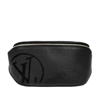 LOUIS VUITTON Epi LV Circle Bum Bag Waist Bag Black Yellow M55131 LV Auth  ar8522