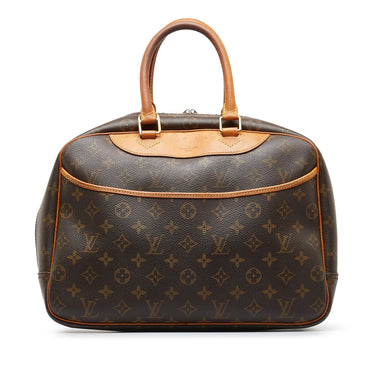 Louis Vuitton Deauville Monogram Canvas Boston Shoulder Bag