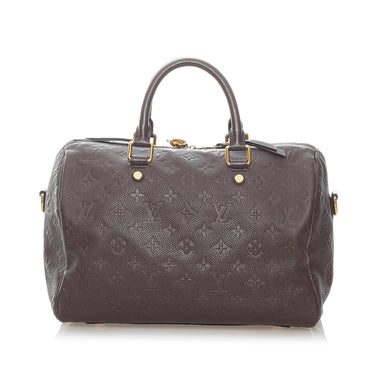 LOUIS VUITTON Boston Bag Pre Loved Monogram Speedy 40 Bandouliere