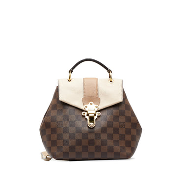 Clapton leather backpack Louis Vuitton Brown in Leather - 37253651