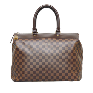 LOUIS VUITTON Greenwich Damier Ebene Shoulder Bag Brown