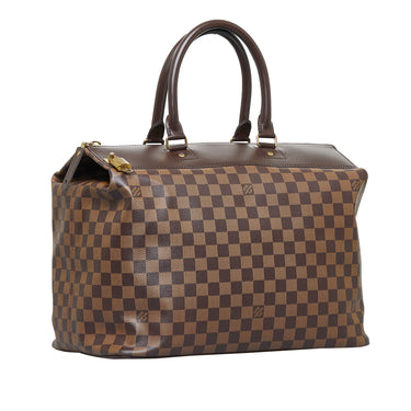 Brown Louis Vuitton Damier Ebene Greenwich PM Travel Bag