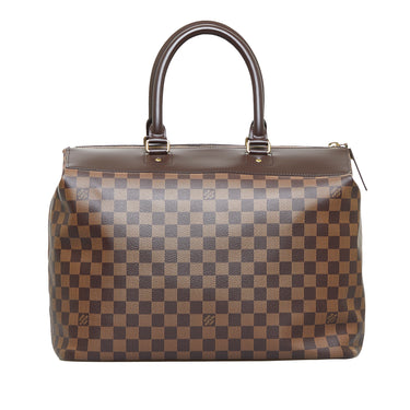 Brown Louis Vuitton Damier Ebene Greenwich PM Travel Bag