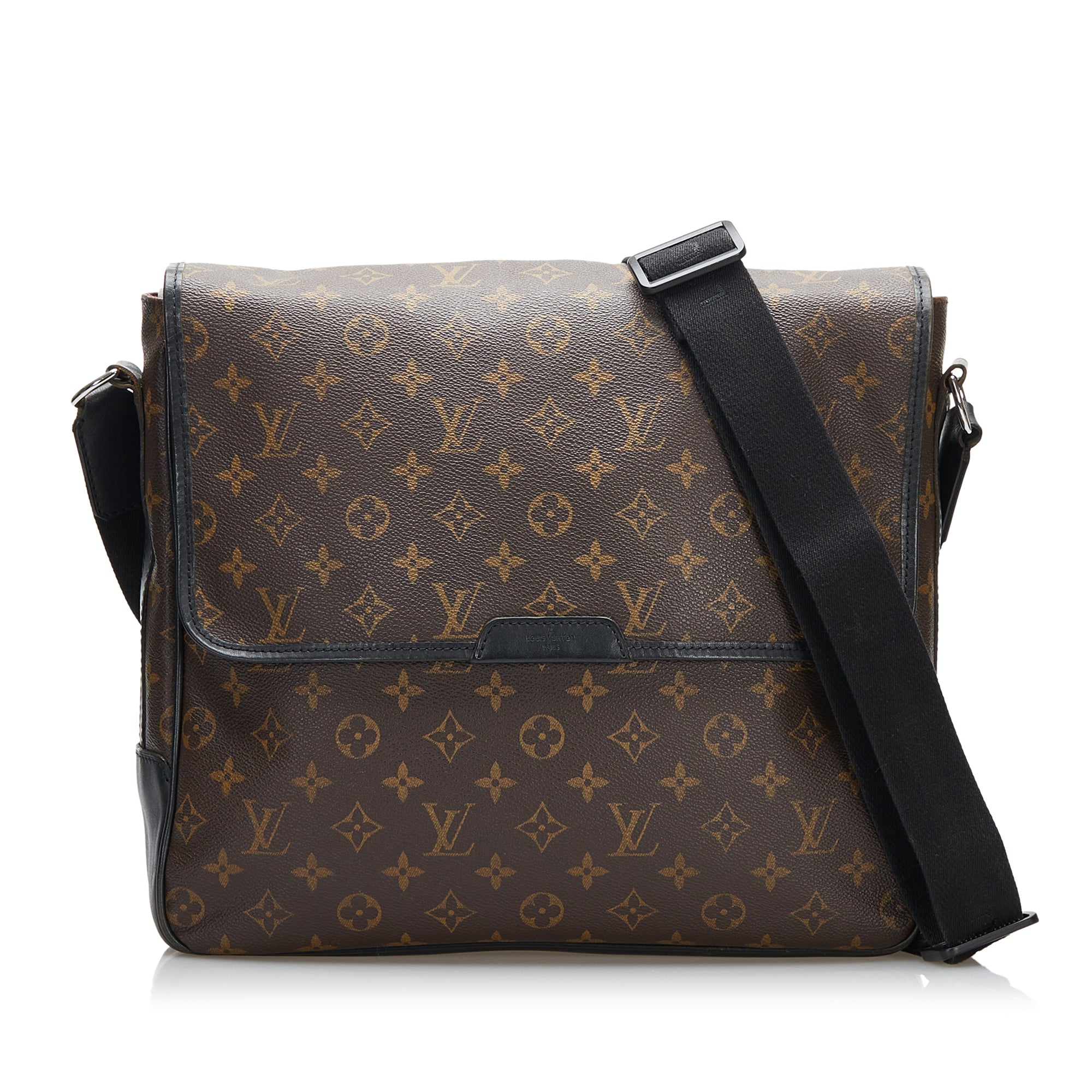 Louis Vuitton Monogram Macassar Canvas Bass MM Messenger Bag Louis Vuitton