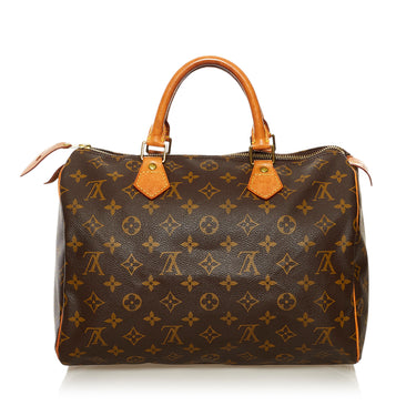 Louis Vuitton Handbag VINTAGE French Company Speedy 30 Monogram