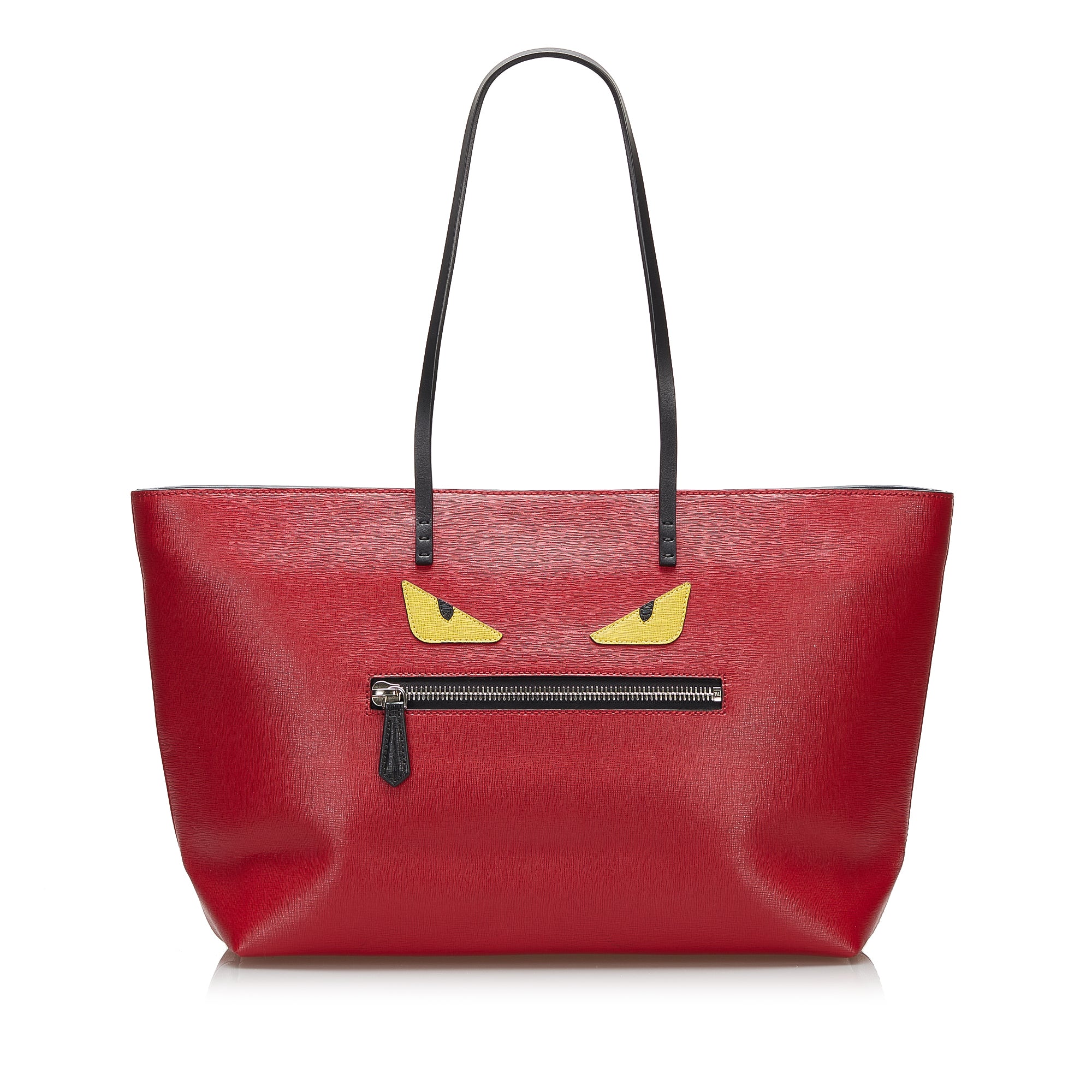 lus een schuldeiser Ciro Red Fendi Monster Roll Tote Bag – Designer Revival