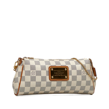 White Louis Vuitton Damier Azur Eva Crossbody Bag – Designer Revival