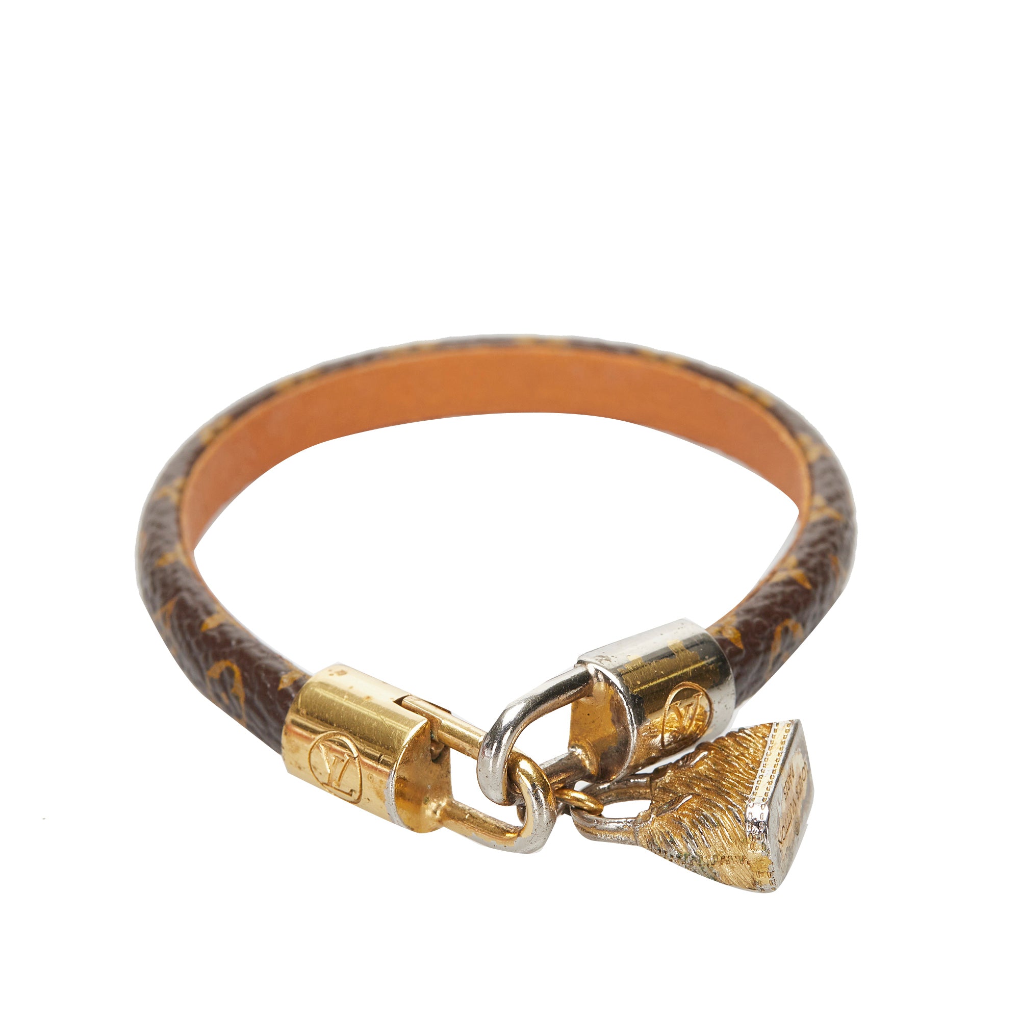 Louis Vuitton Monogram Leather Bracelet