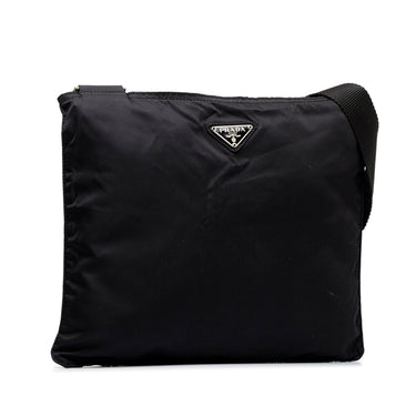 Prada Black Tessuto Nylon Shoulder Bag Prada