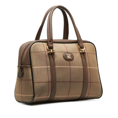 Taupe Burberry Vintage Check Boston Bag – Designer Revival