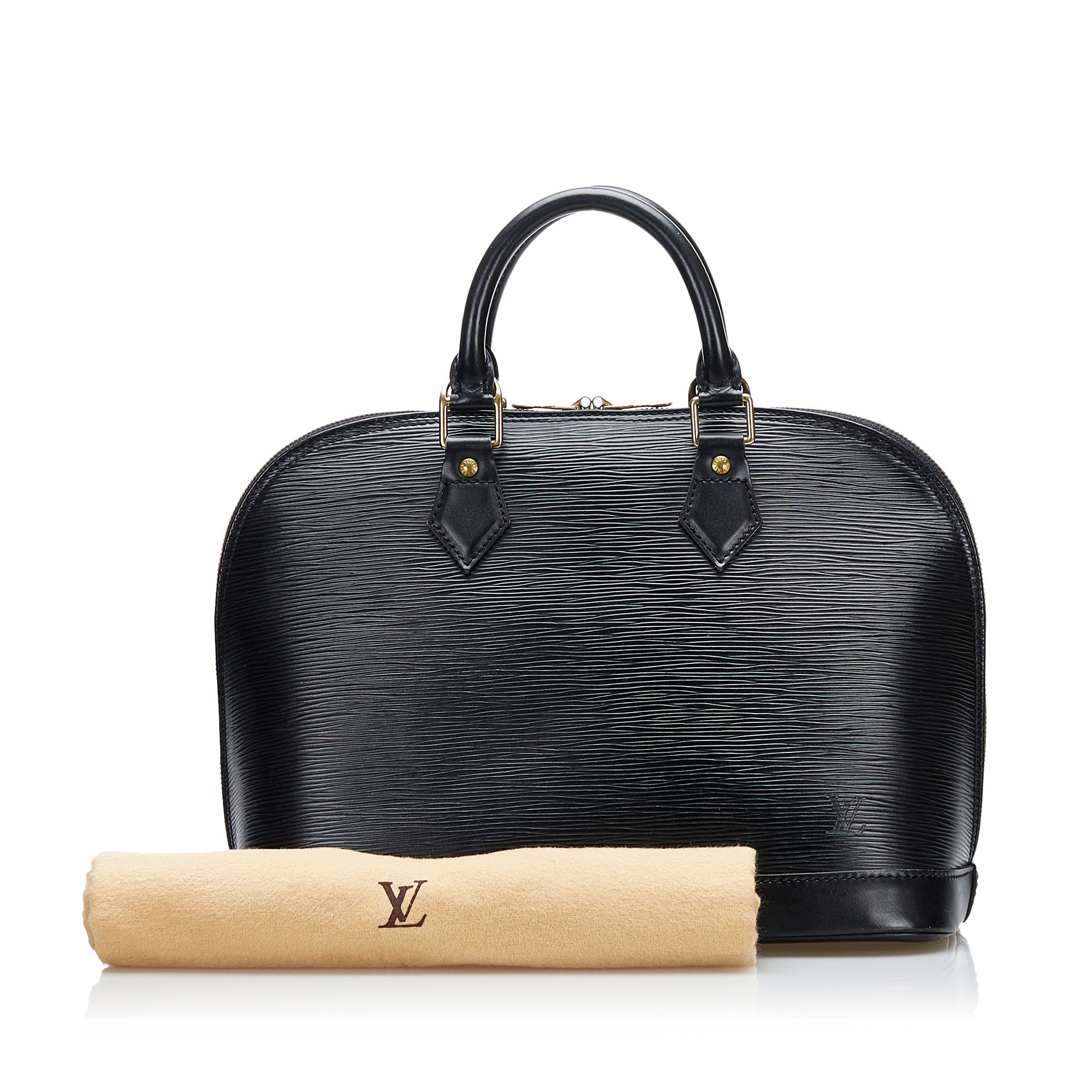 Louis Vuitton Alma Black Epi Bag