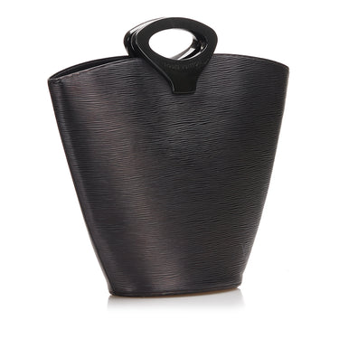 Authenticated Louis Vuitton Epi Noctambule Black Leather Tote Bag