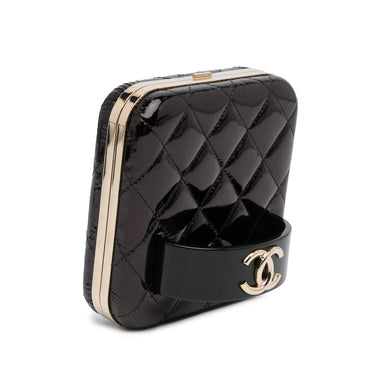 CHANEL Caviar Quilted Medium CC Filigree Vanity Case Blue White Red 578004
