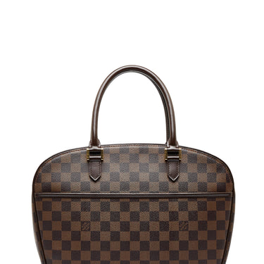 Louis Vuitton Damier Ebene Sarria Horizontal Bowler Leather ref.294505 -  Joli Closet