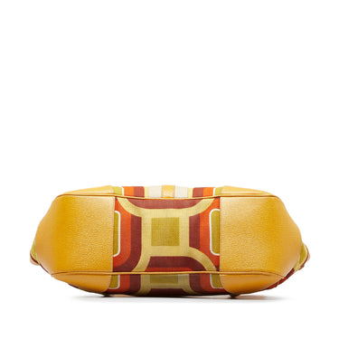 Yellow Prada Printed Vinyl Tote Bag – Designer Revival