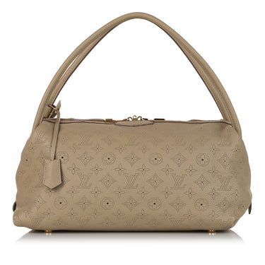 Louis Vuitton - Authenticated Mahina Handbag - Leather White Plain for Women, Very Good Condition