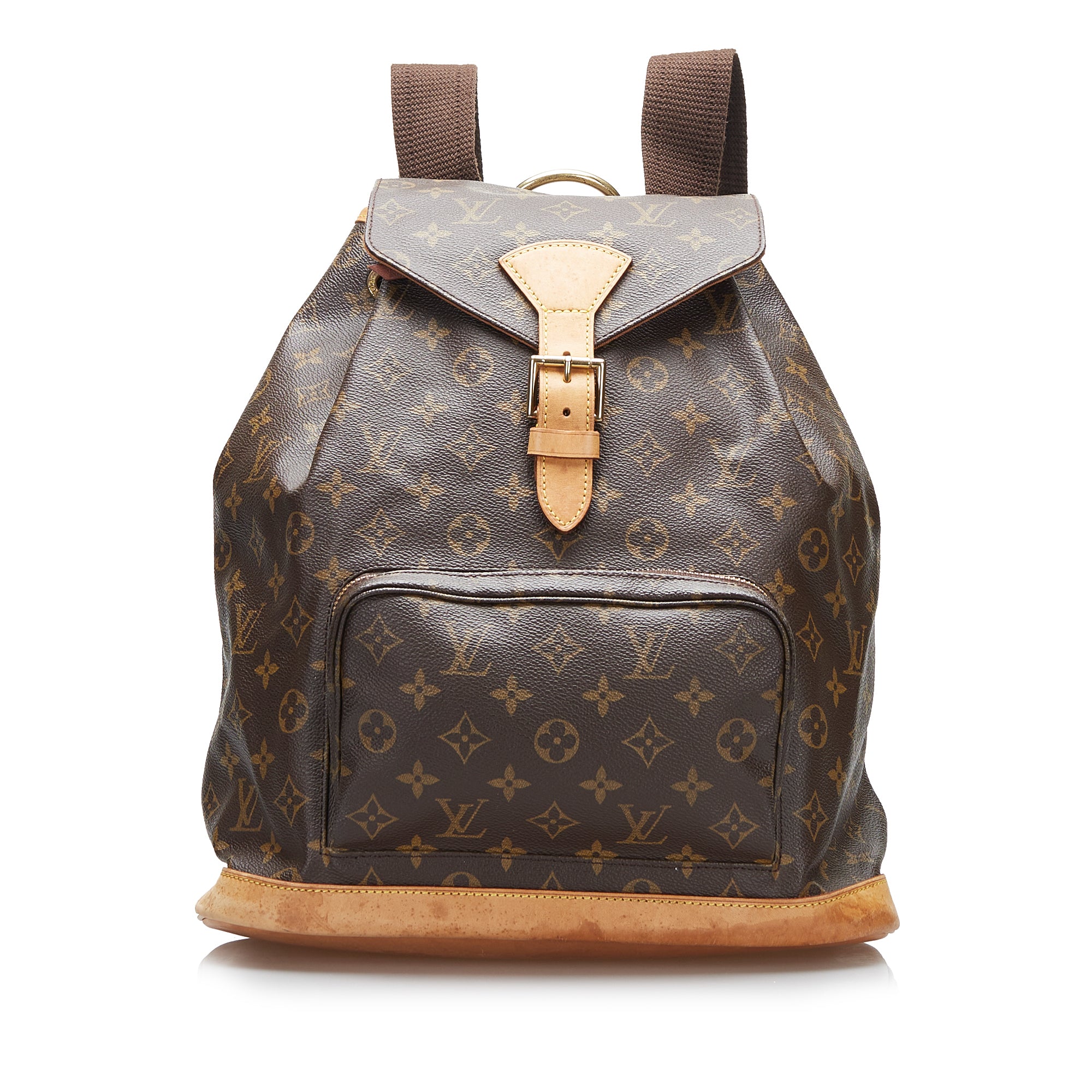 RvceShops Revival, Brown Louis Vuitton Monogram Montsouris GM Backpack