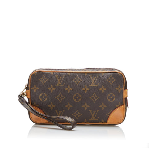 Vuitton  M92662  Louis Vuitton 1998 pre  Hand  Multi  Color  owned  Babylone tote bag  Bag  Monogram  Trouville  Louis  louis vuitton  backpack in brown and beige monogram canvas and black leather