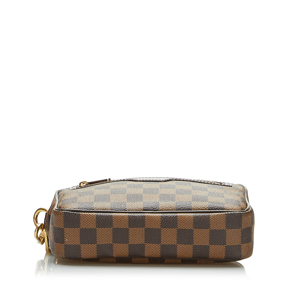 Dropshop - Brown Louis Vuitton Damier Ebene Pochette Billets Macao