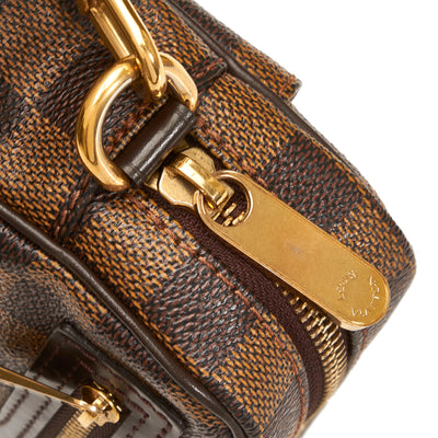 Dropshop - Brown Louis Vuitton Damier Ebene Pochette Billets Macao