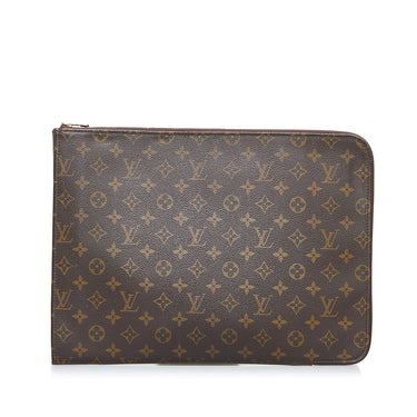 Brown Louis Vuitton Monogram Poche Documents Portfolio Business Bag –  Designer Revival