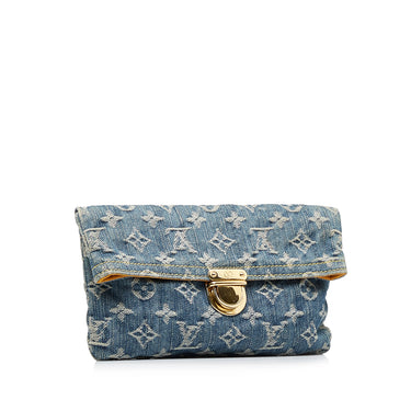 Louis Vuitton Blue Monogram Denim Camera Bag Louis Vuitton