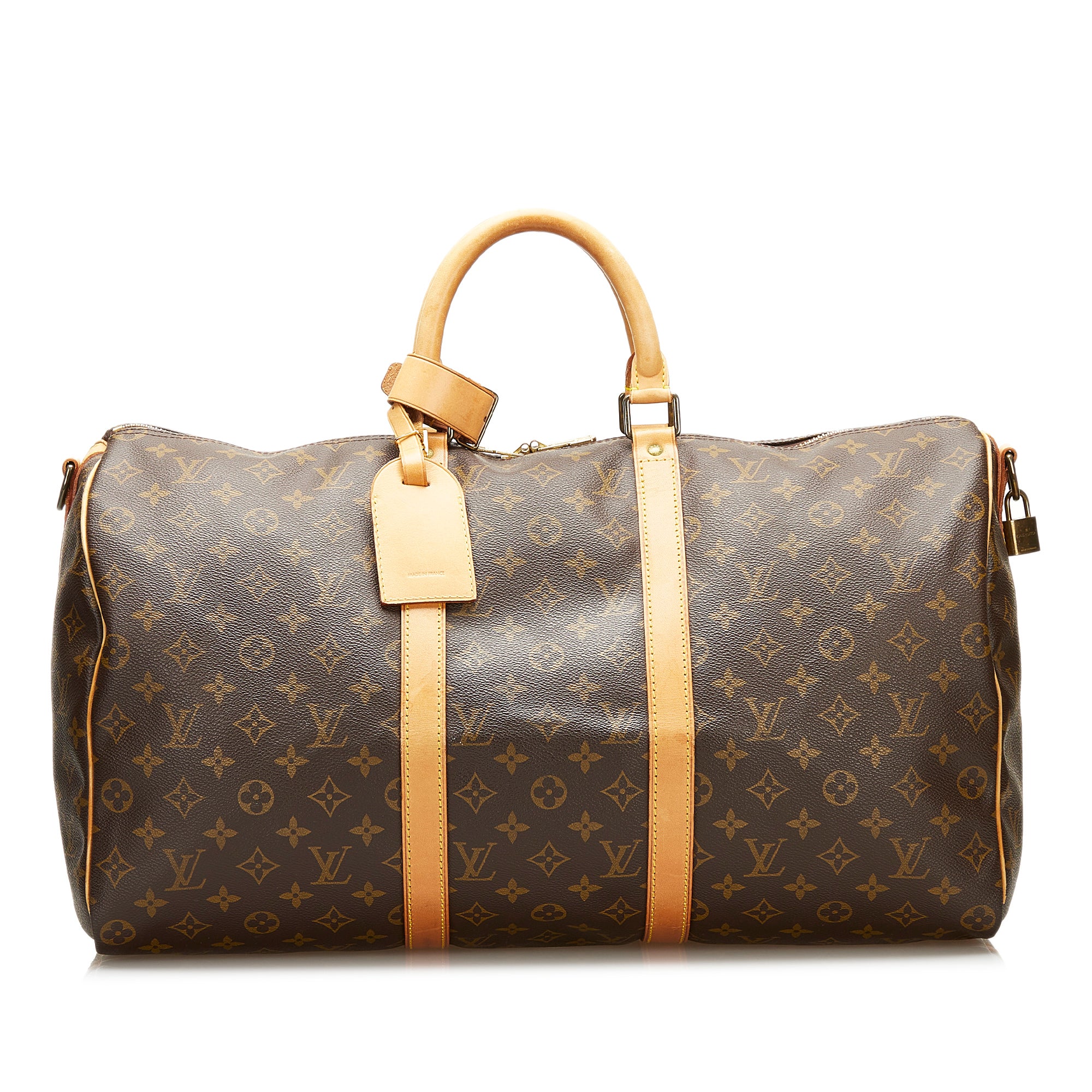 Shop for Louis Vuitton Monogram Canvas Leather Sac Flanerie 50 cm Shoulder  Bag - Shipped from USA