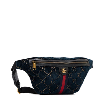 Blue Dior Oblique Belt Pouch – Designer Revival