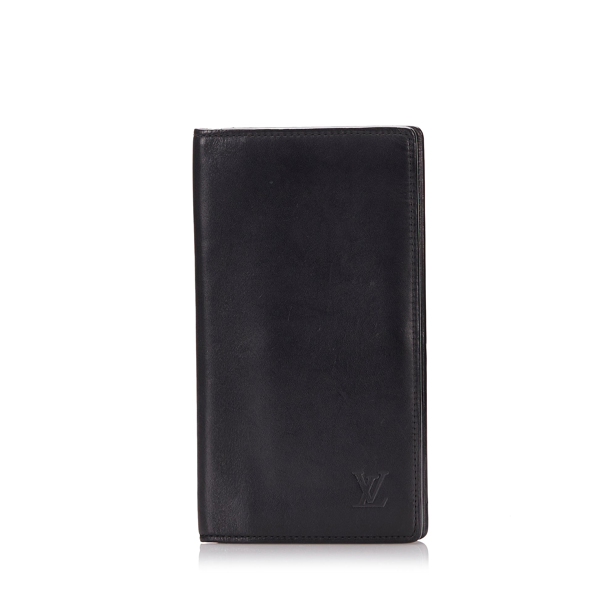 Louis Vuitton Brazza Canvas Wallet (pre-owned) in Black for Men